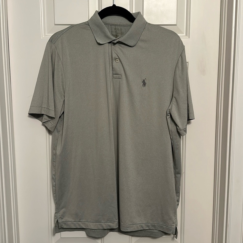 Polo Ralph Lauren Men’s Performance Polo Gray Size Medium